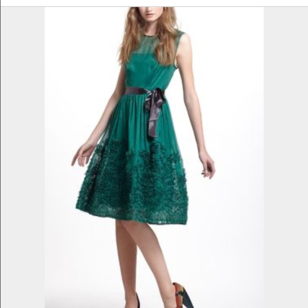 Anthropologie- Caridad ruffled dress.  Size 4